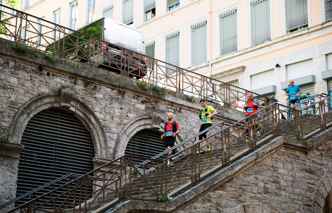Escaliers de la croix-rousse - Lyon Urban Trail – Trail Urbain – LUT