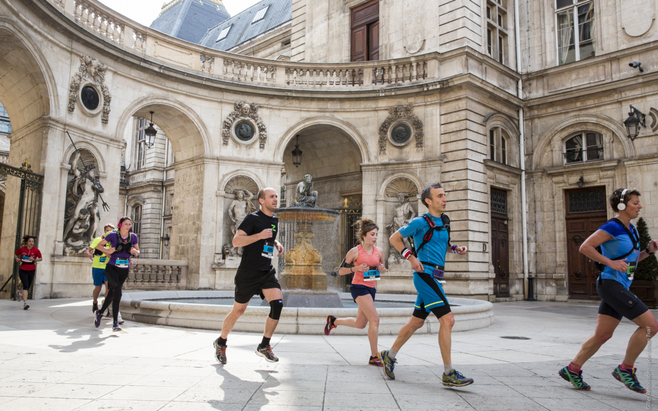 Hôtel de ville Lyon Urban Trail – Trail Urbain – LUT - © Gilles Reboisson