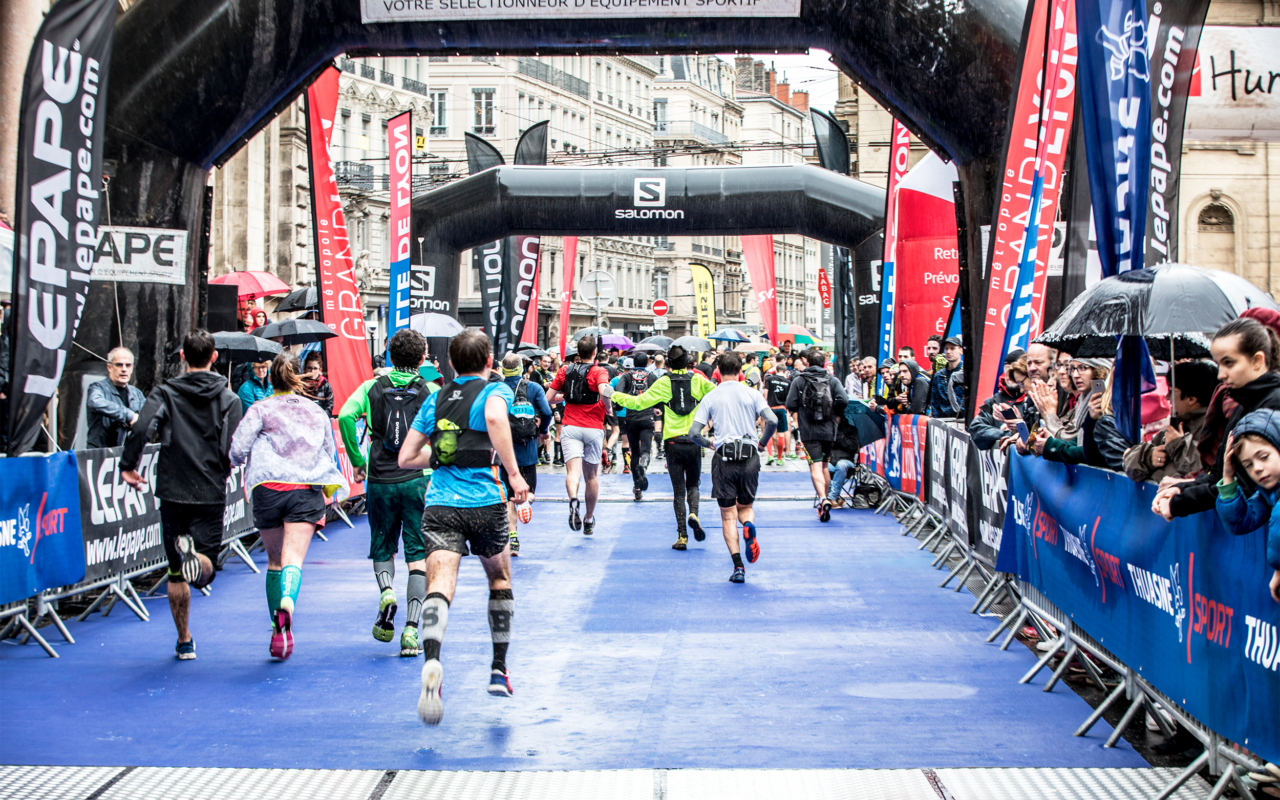 ligne d'arrivée - Lyon Urban Trail – Trail Urbain – LUT