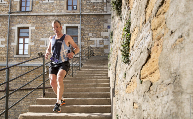 Course à pied - escaliers - Lyon Urban Trail – Trail Urbain – LUT - © Gilles Reboisson