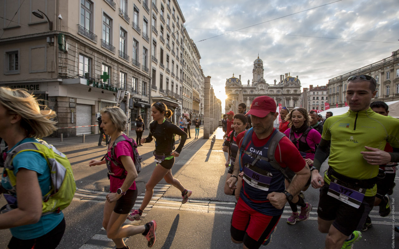 Course à pied - place des terreaux - Lyon Urban Trail – Trail Urbain – LUT - © Gilles Reboisson