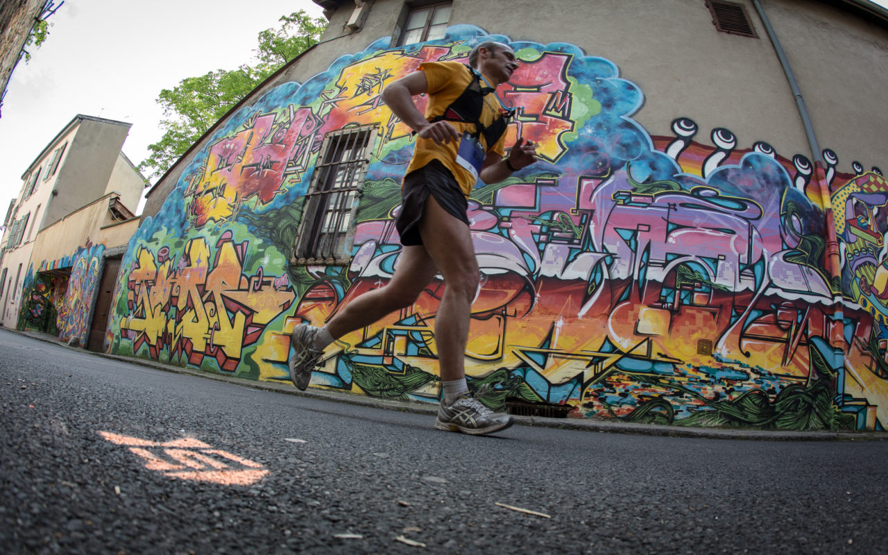 Course à pied colline de la Croix-Rousse - Lyon Urban Trail – Trail Urbain – LUT - © Gilles Reboisson