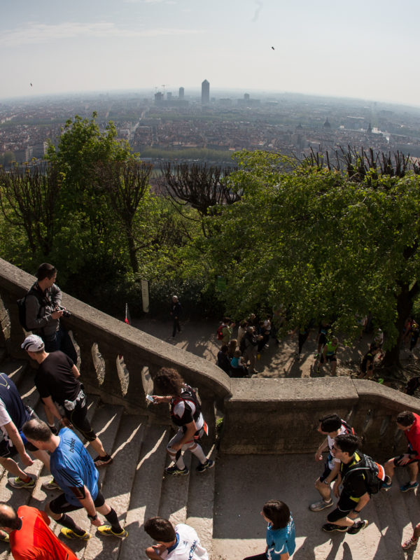 Basilique de Fourvière - Course à pied - Lyon Urban Trail – Trail Urbain – LUT - © Gilles Reboisson