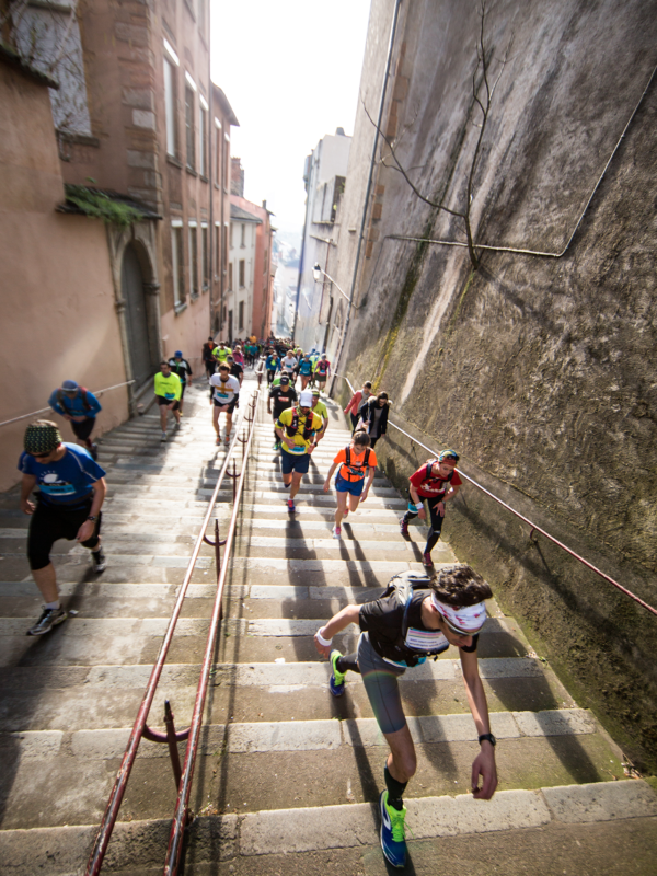 Escaliers croix-rousse - Lyon Urban Trail – Trail Urbain – LUT - © Gilles Reboisson